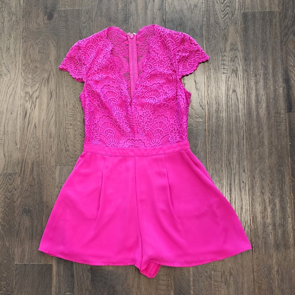 Bebe, size 8 short romper